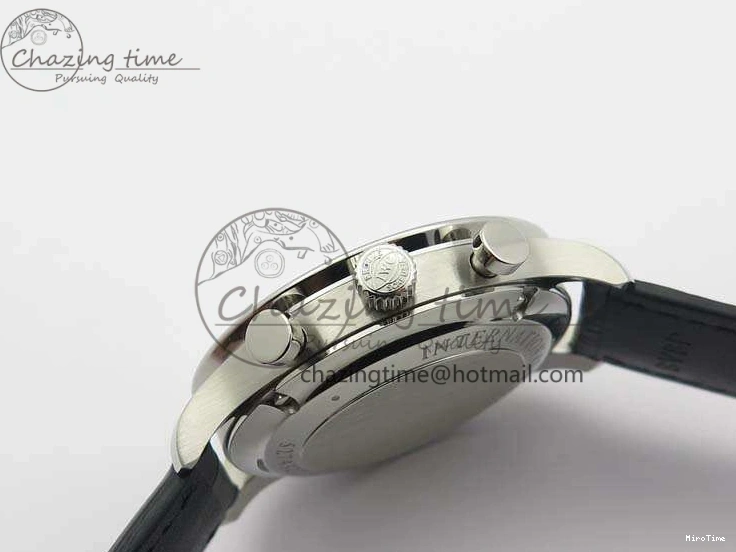 MIROTIME 0208 MoistureWicking Portuguese IW371491 ZF 1:1 Best Edition SS Blue Dial On Leather Strap A79350 (Slim Movement) V 7221